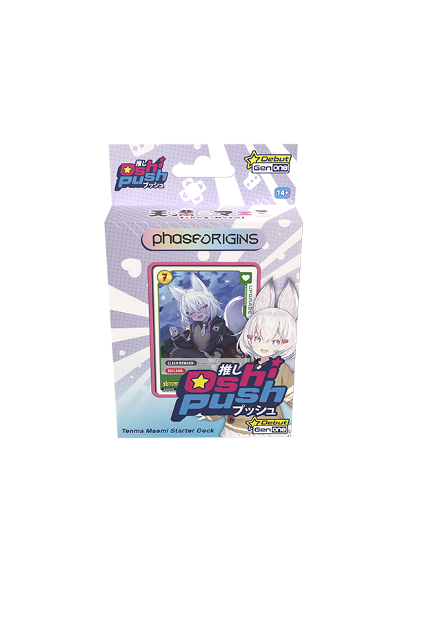 Oshi Push: Phase Origins - Starter Deck - Tenma Maemi Oshi Push: Phase Origins - Starter Deck - Tenma Maemi