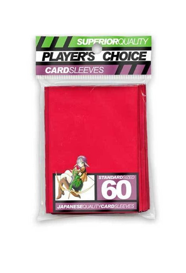 Player's Choice Standard Card Sleeves: Red (60 ct) Player's Choice Standard Card Sleeves: Red (60 ct)