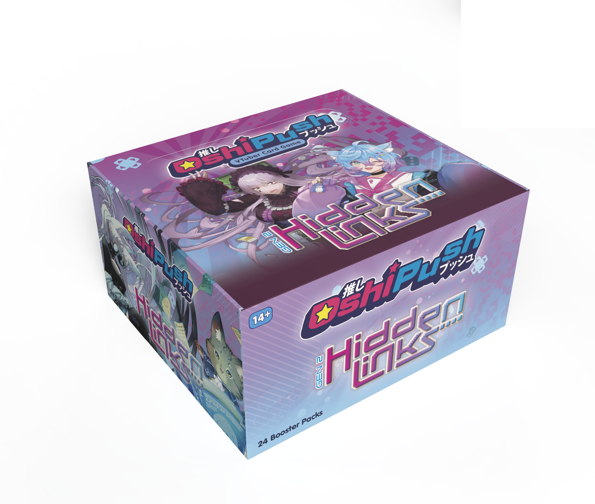 oshi push booster box OSHI PUSH TCG: GEN TWO HIDDEN LINKS: STARTER DECK DISPLAY (6CT ASSORTED DISPLAY)