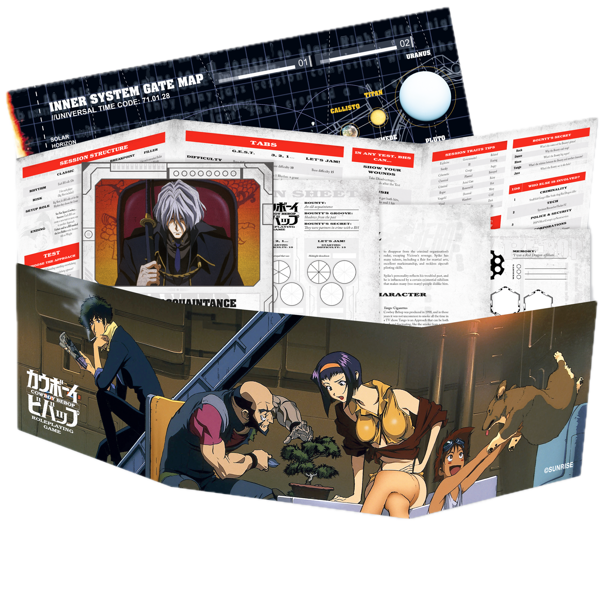 Cowboy Bebop RPG GM Screen