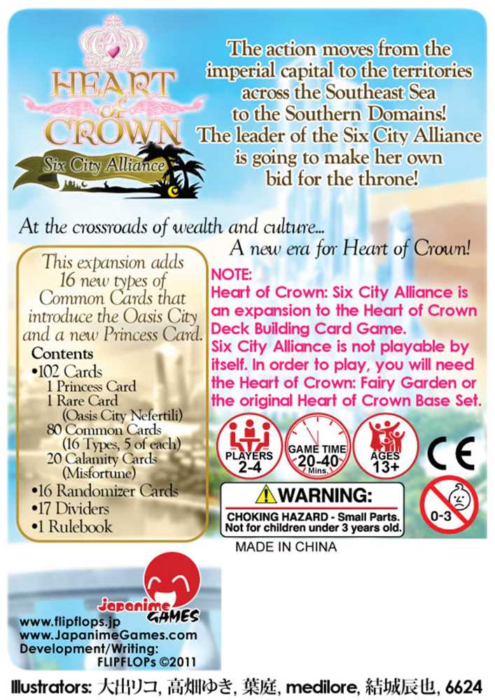 Heart of Crown: Fairy Garden - Six City Alliance