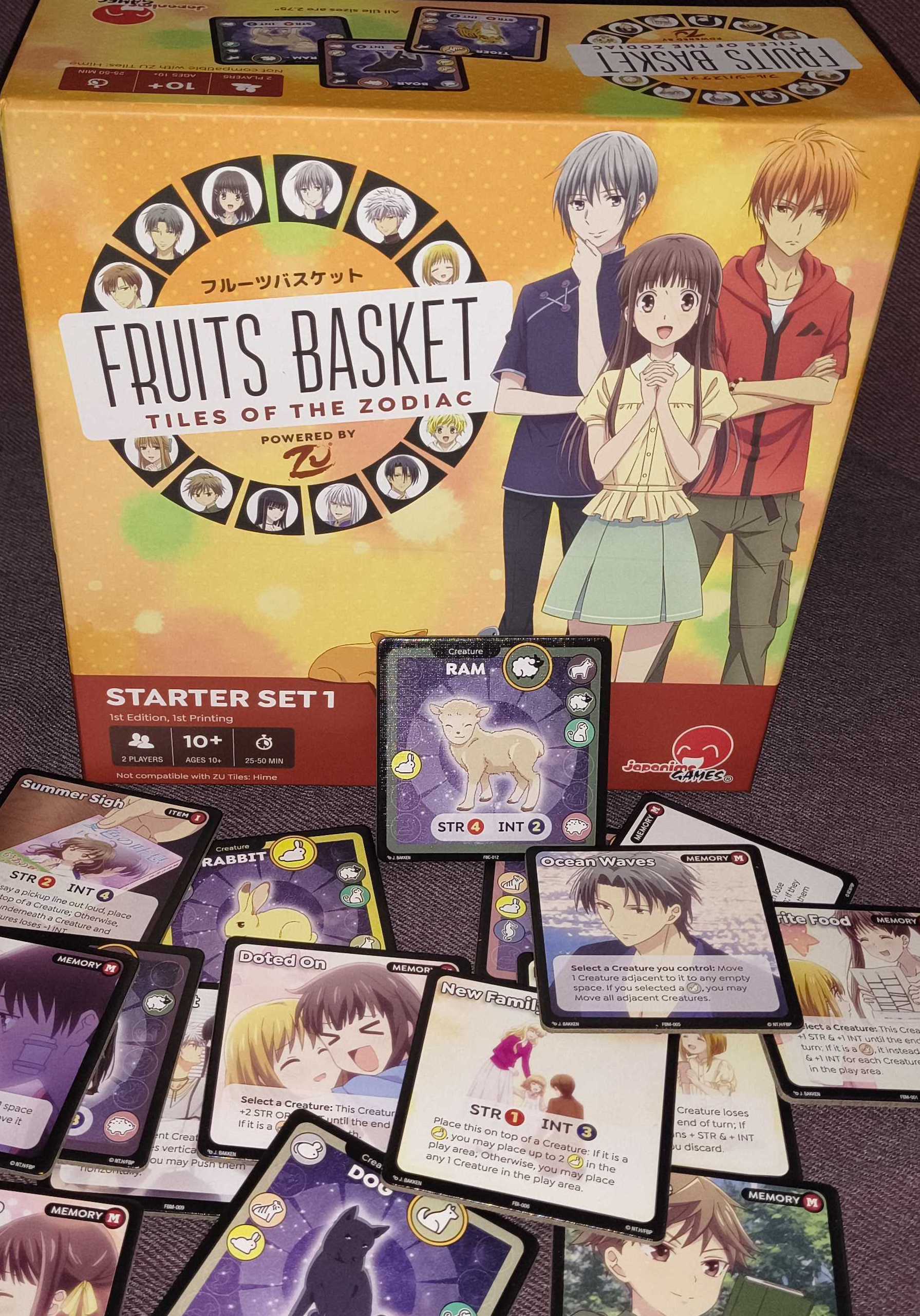 Japanime Games ZU Tiles: Fruits Basket Set 1