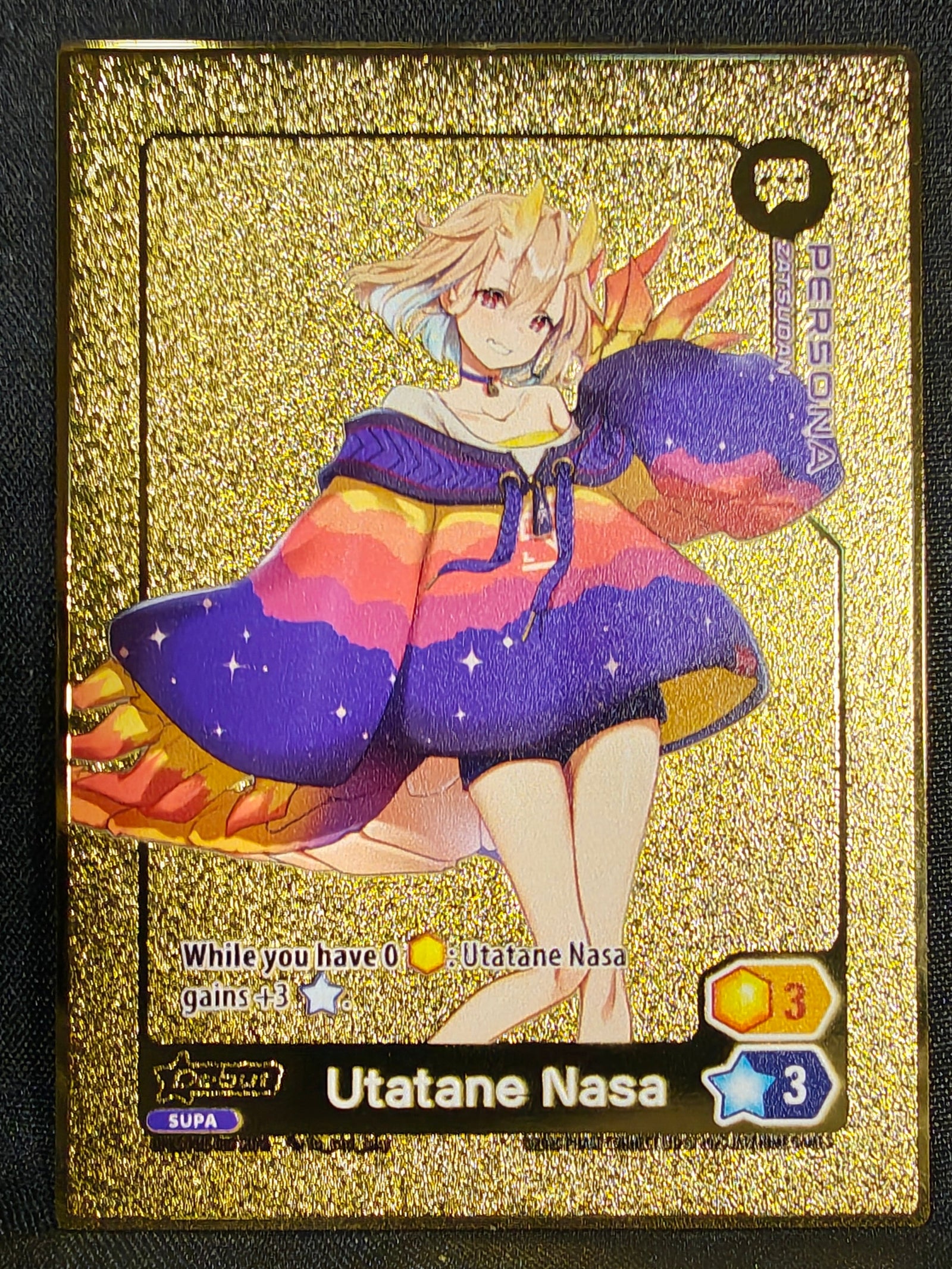 Oshi Push Phase Origins: Metal Card Utatane Nasa