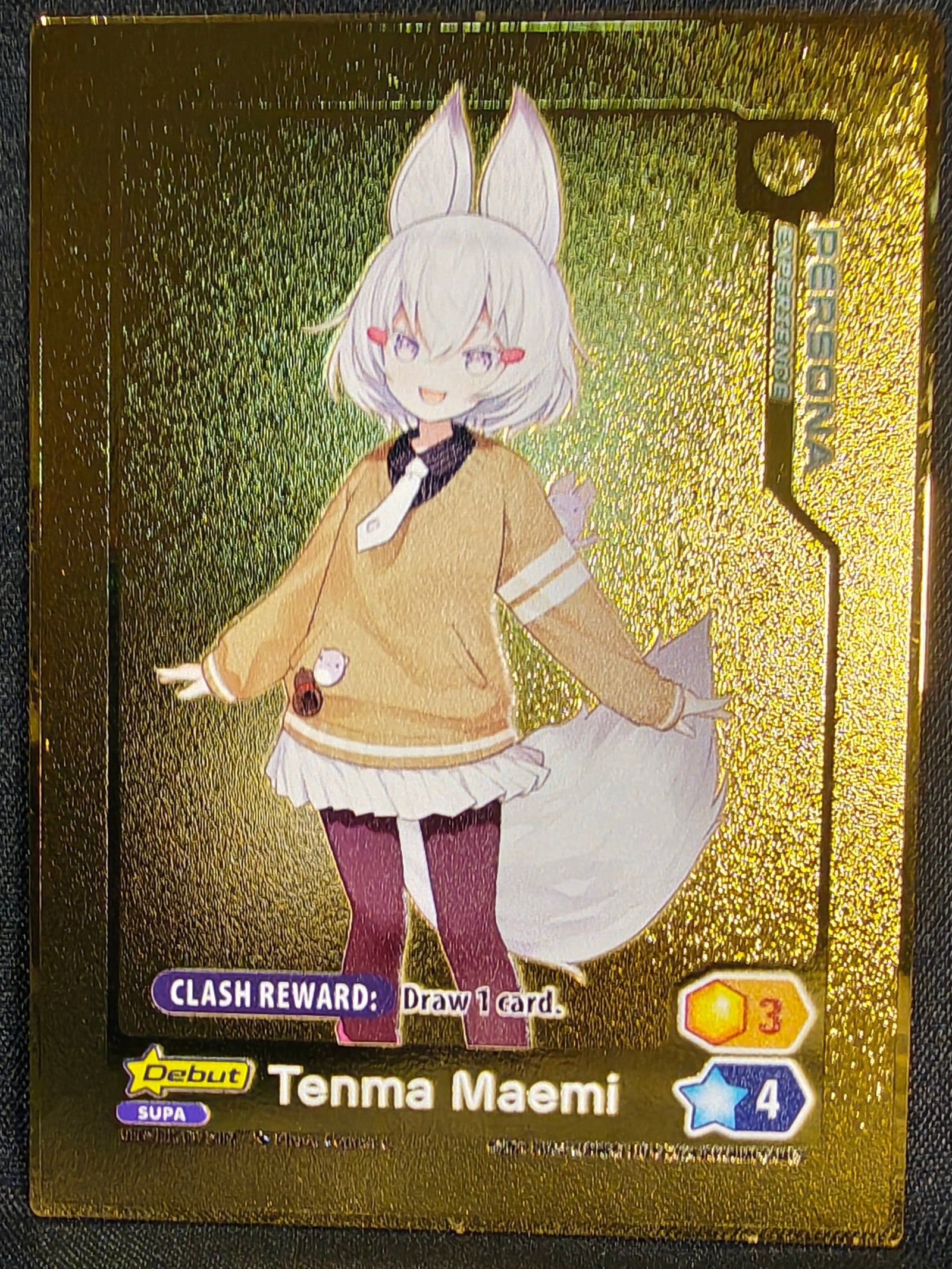 Oshi Push Phase Origins: Metal Card Tenma Maemi