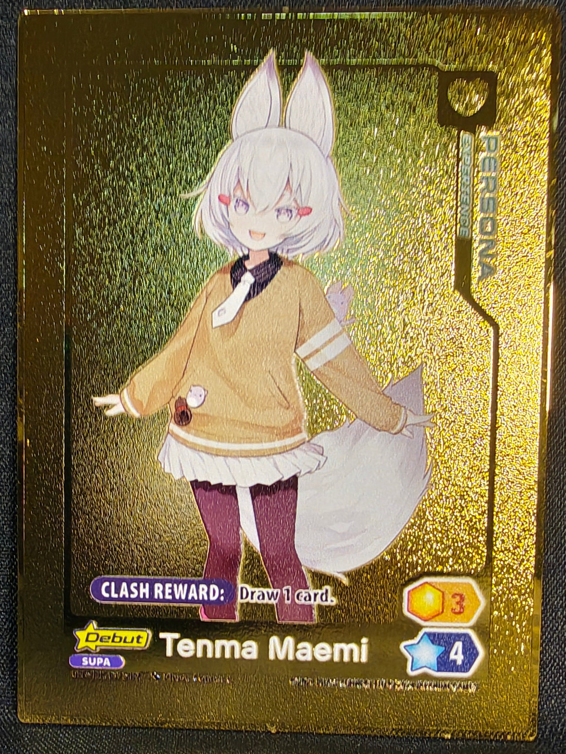 Oshi Push Phase Origins: Metal Card Tenma Maemi
