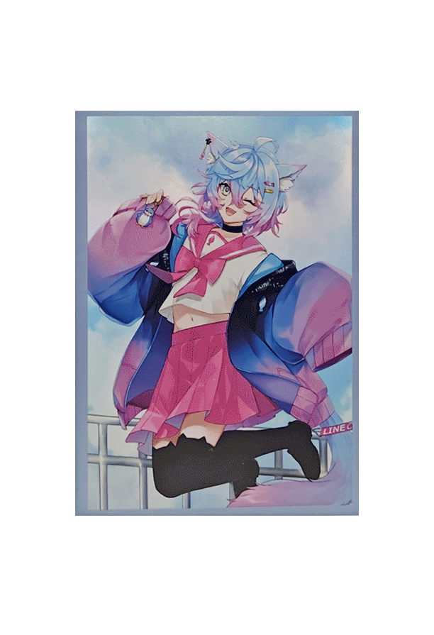 Oshi Push Hidden Links: Premium Foil Sleeves LineChu - LIMITED EDITION