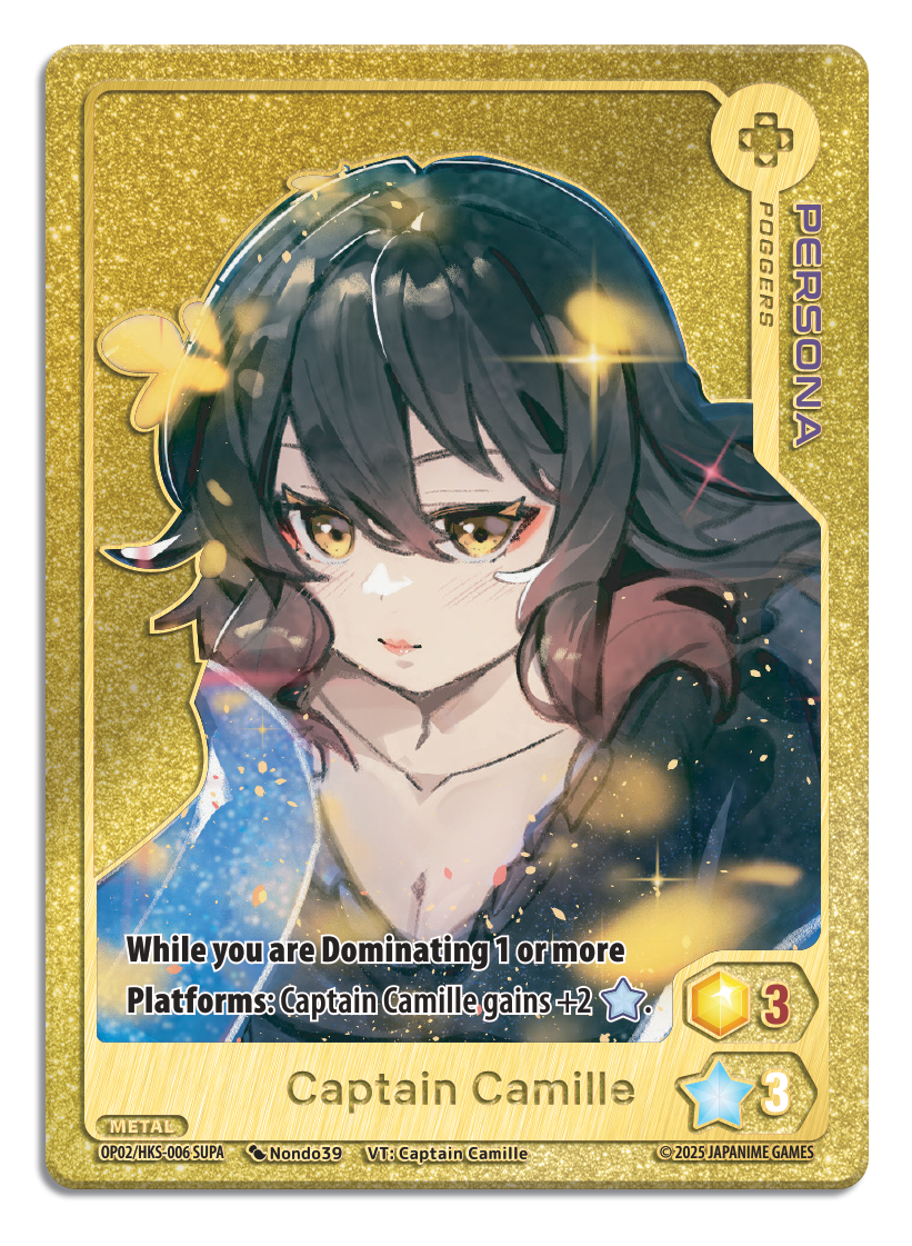 Captain Camille Metal Card