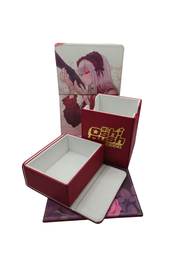 Oshi Push Hidden Links: Premium Deckbox Porcelain Maid - LIMITED Oshi Push Hidden Links: Premium Deckbox Porcelain Maid - LIMITED