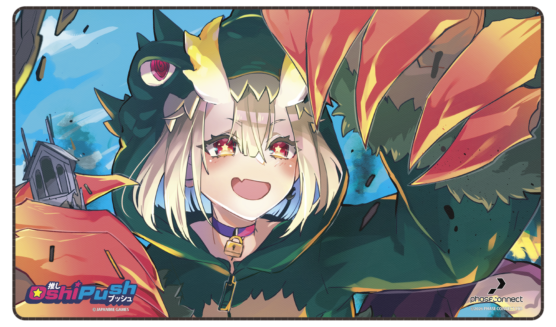 Oshi Push Phase Origins - KAMI Limited Edition Playmat Bundle - Complete Collection (7 Playmats)