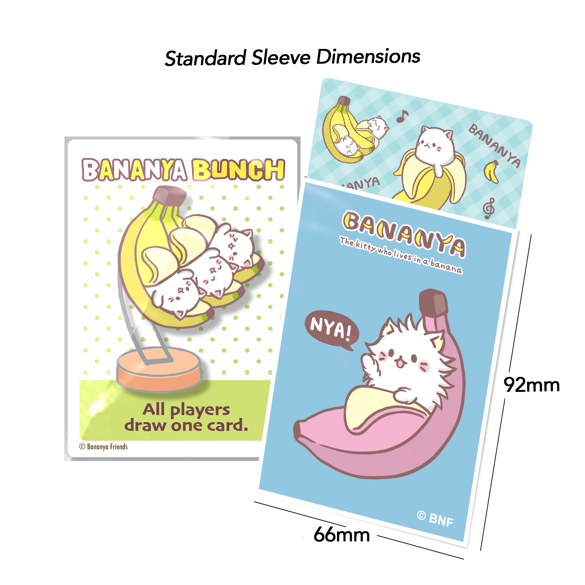 Long Hair Bananya Sleeves Long Hair Bananya Sleeves