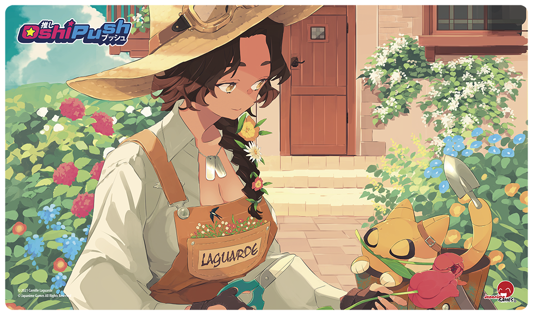 Oshi Push Hidden Links: Standard Playmat Captain Camille