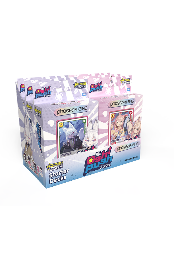 Oshi Push: Phase Origins - Starter Deck Display - Wholesale Only