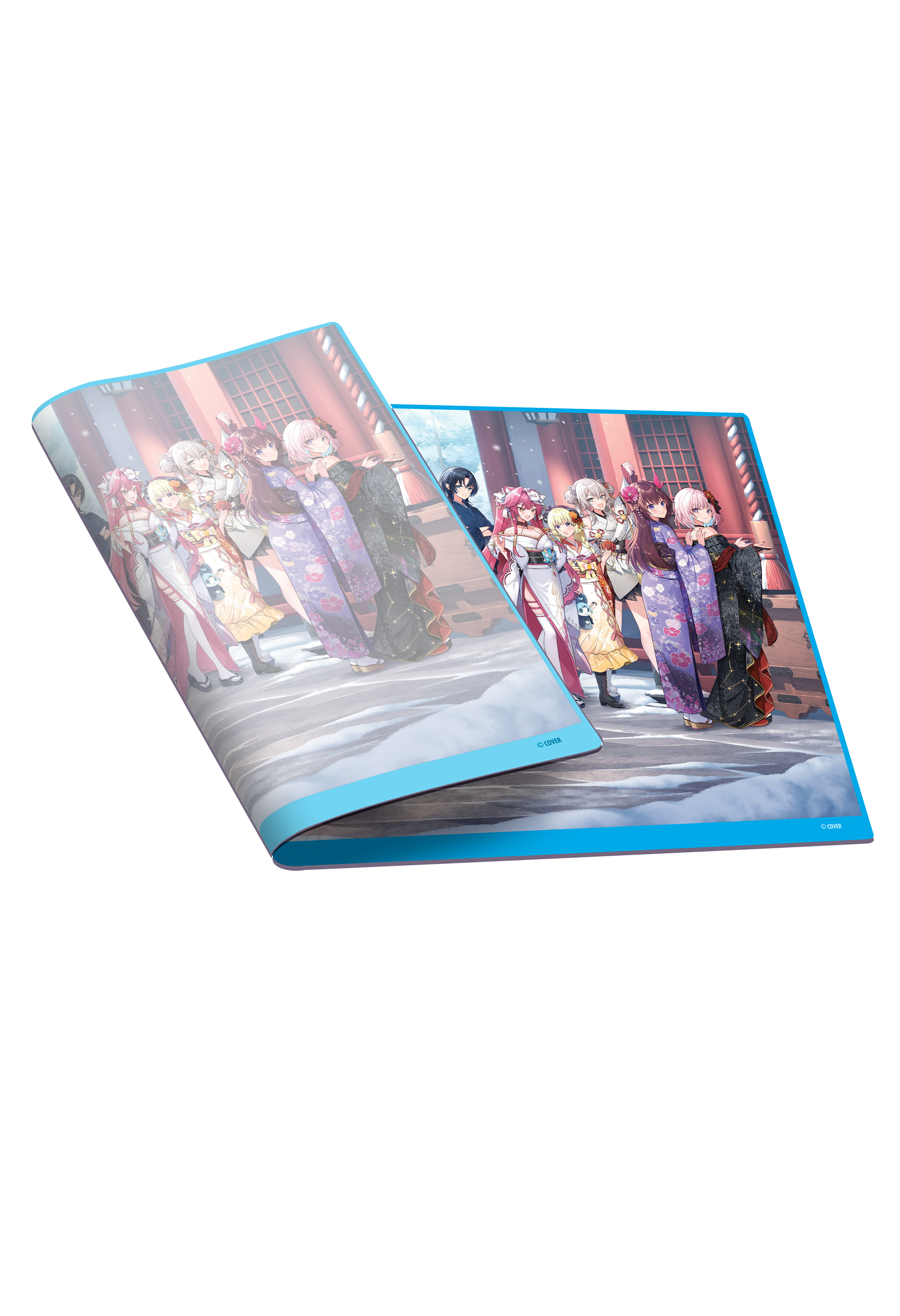 hololive Playmat - Team Ookami Mio