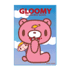 Officially licensed Gloomy Bear Foiled Standard Card Sleeves - Cute