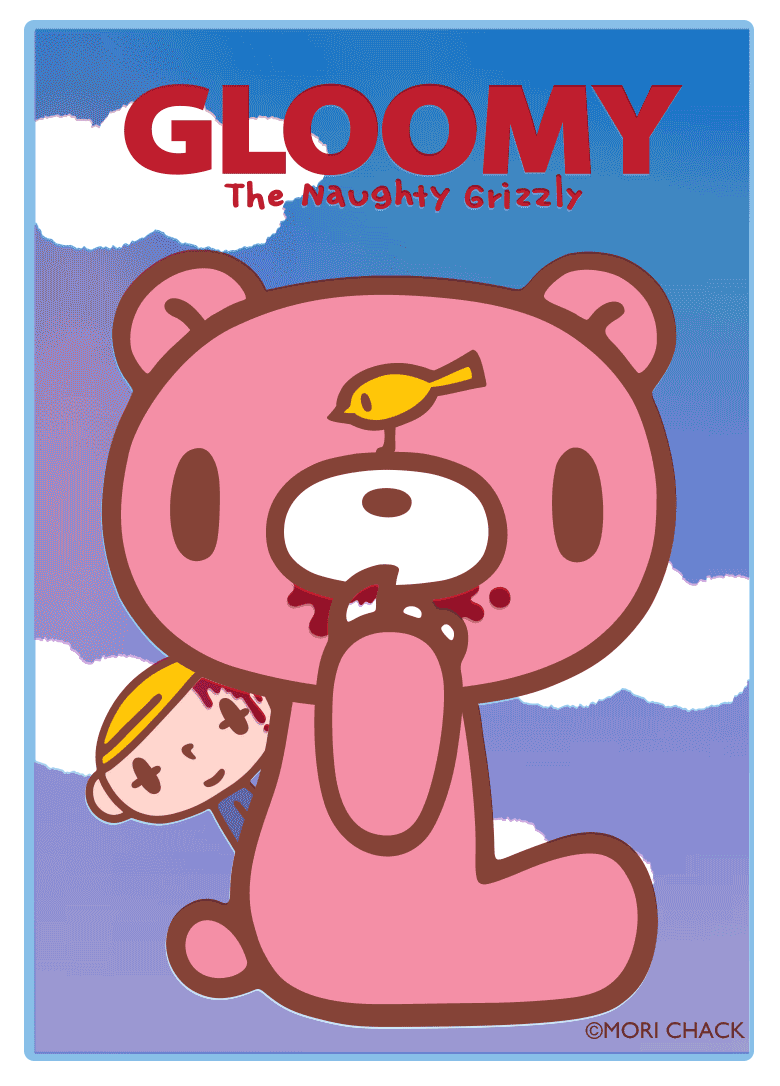 Officially licensed Gloomy Bear Foiled Standard Card Sleeves