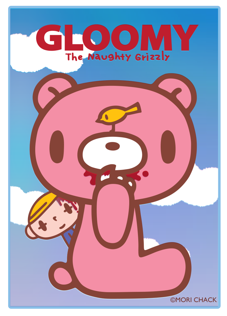 Officially licensed Gloomy Bear Foiled Standard Card Sleeves - Cute