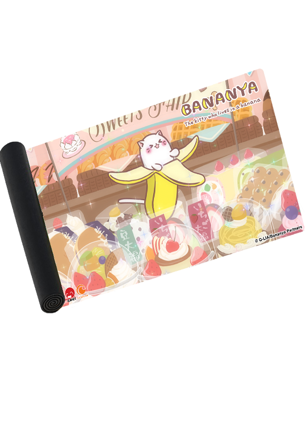 Officially Licensed Playmat - Bananya Standard- Sweet Shoppe