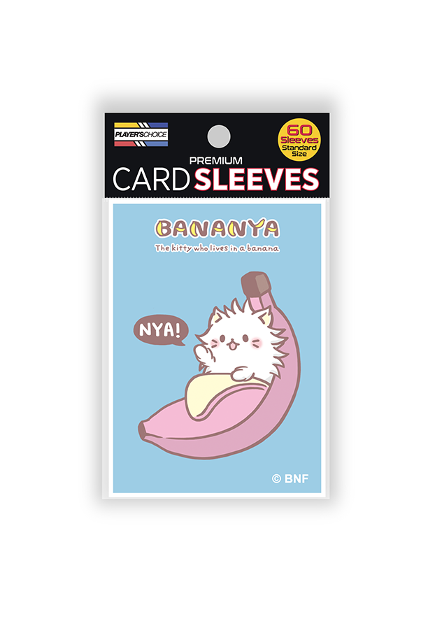 Sleeves - Officially Licensed Bananya Sleeves - Long Hair Bananya (Blue)