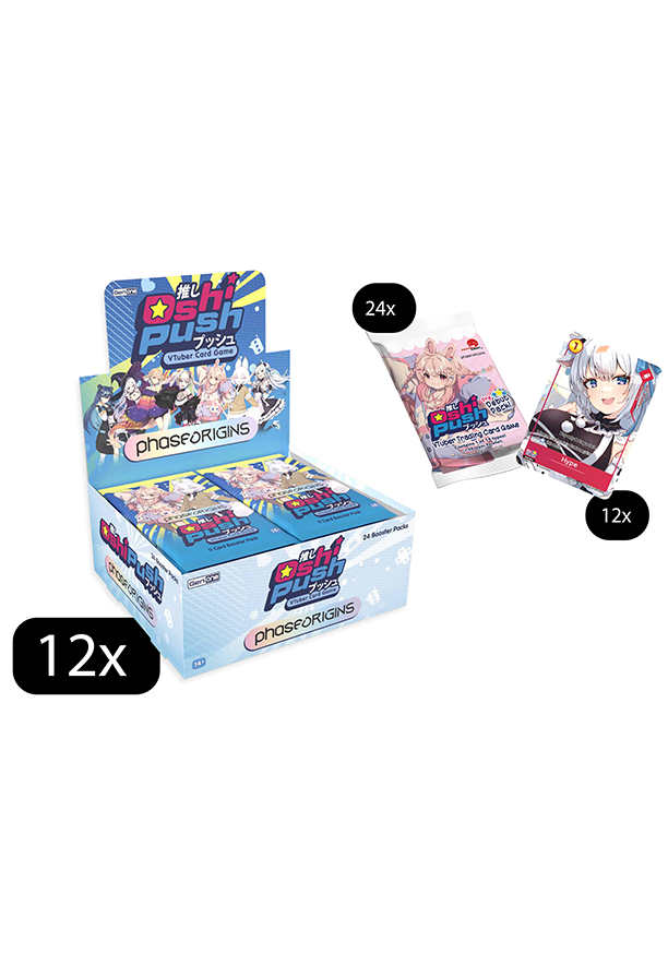 Oshi Push: Phase Origins - Retail Booster Box Case