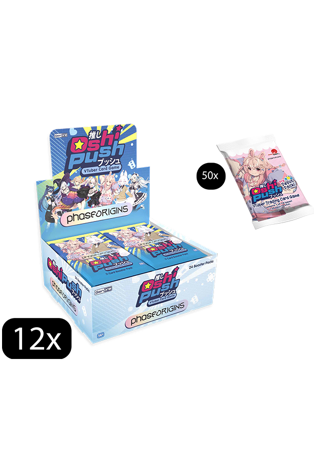 Oshi Push: Phase Origins Booster Box Case - Retail Edition - Wholesale Only