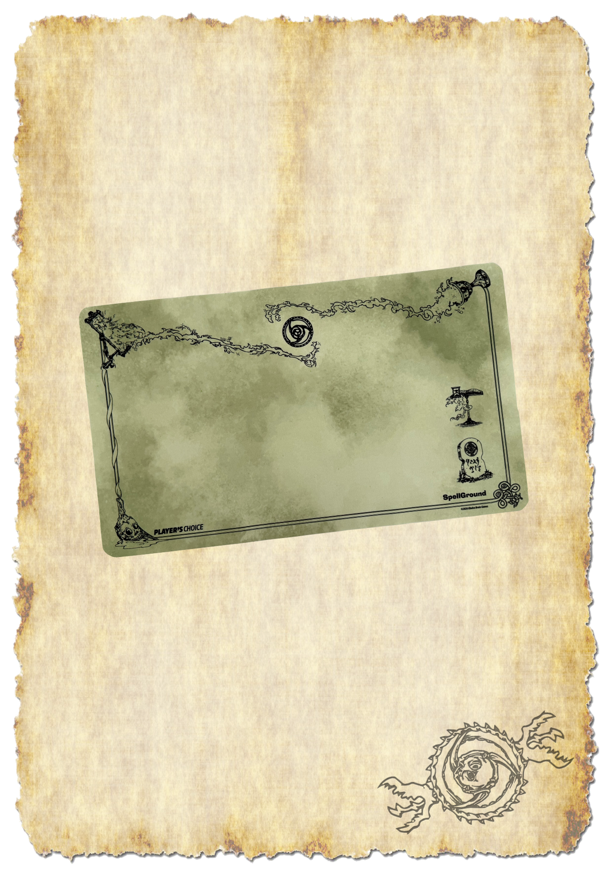 Green Spellground Premium Duelist Cloth Playmat