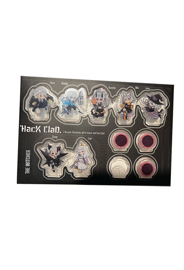 HackClad - Acrylic Standees Set 2 - HackClad Chibi Collection