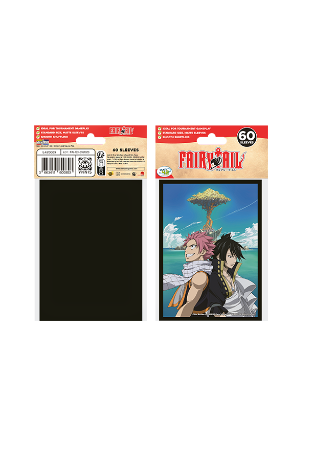 Sleeves - Officially Licensed Standard Sleeves Heroes of Fairy Tail - Brotherhood