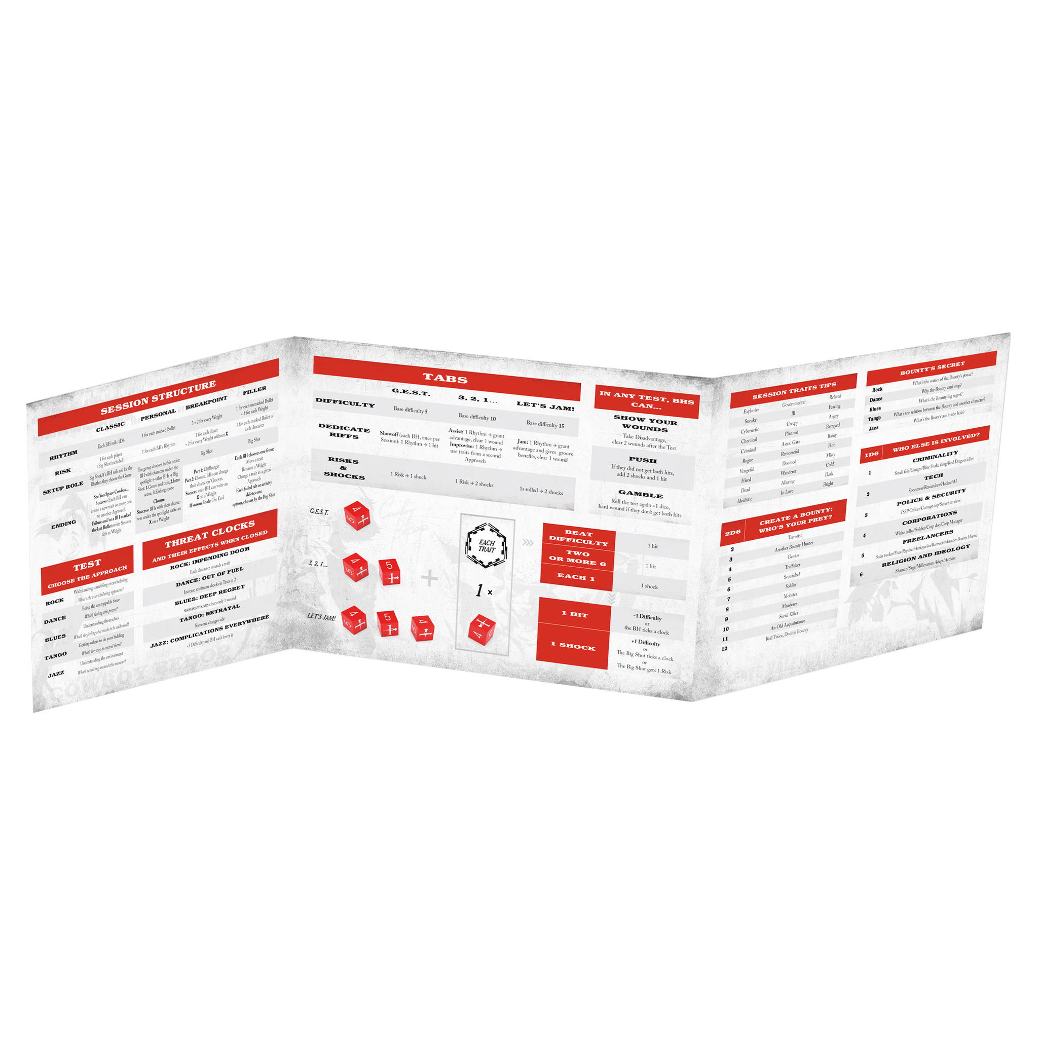 Cowboy Bebop RPG GM Screen