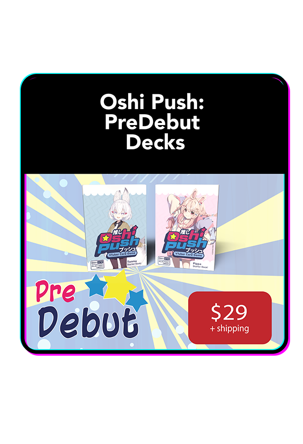 Oshi Push: 2-Deck Set: Pippa Debut Deck & Tenma Debut Deck