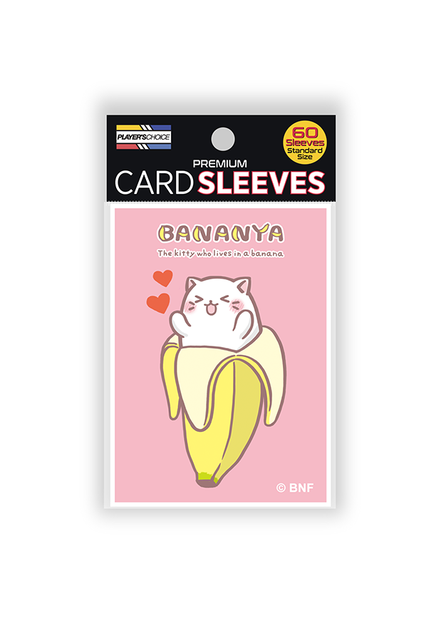 Sleeves - Officially Licensed Bananya Sleeves - Lovey Bananya (pink)