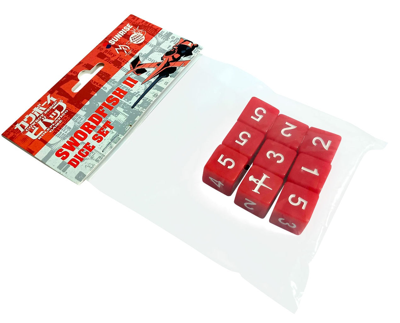 Cowboy Bebop RPG Swordfish Dice