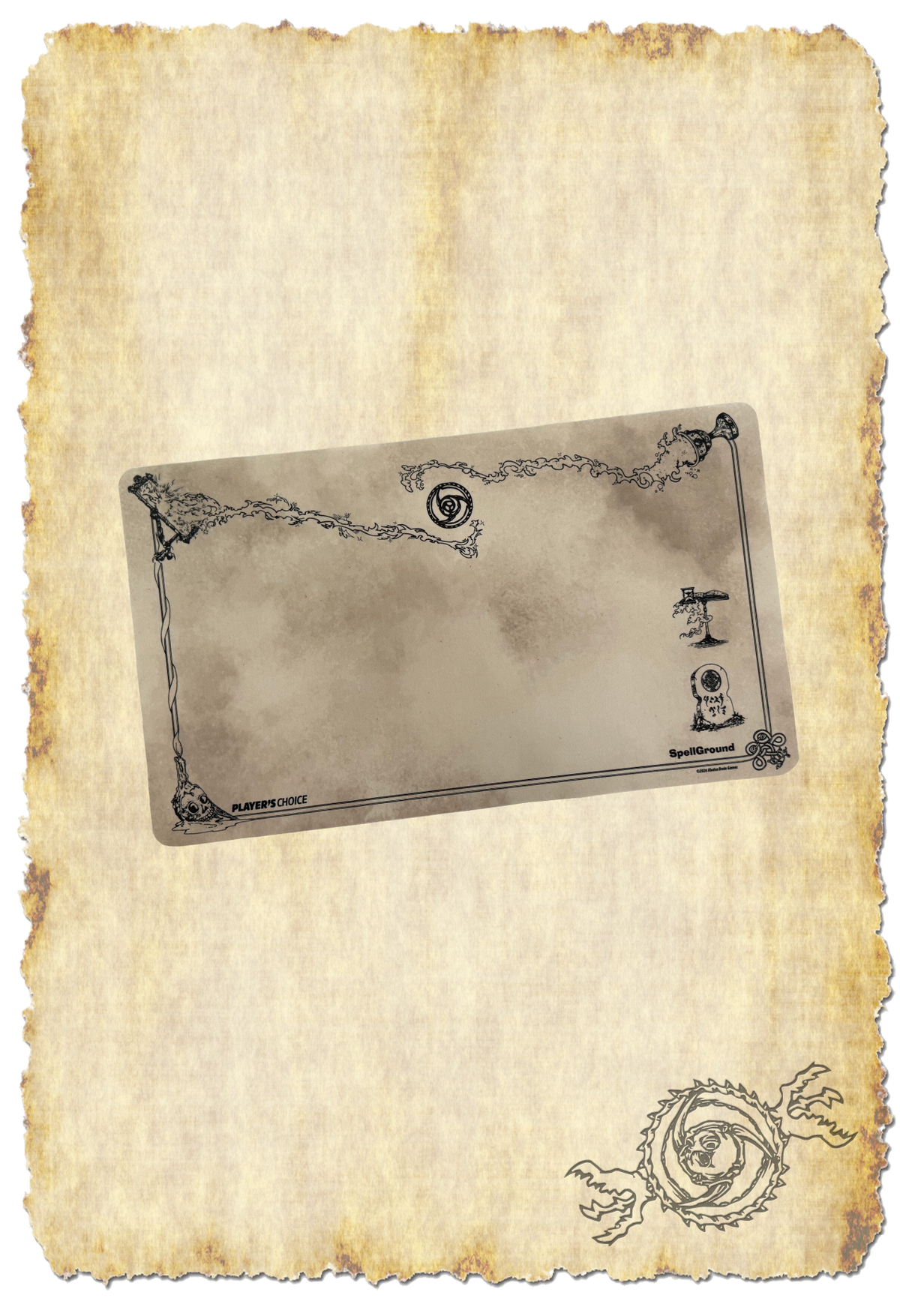 Tan Spellground Premium Duelist Cloth Playmat