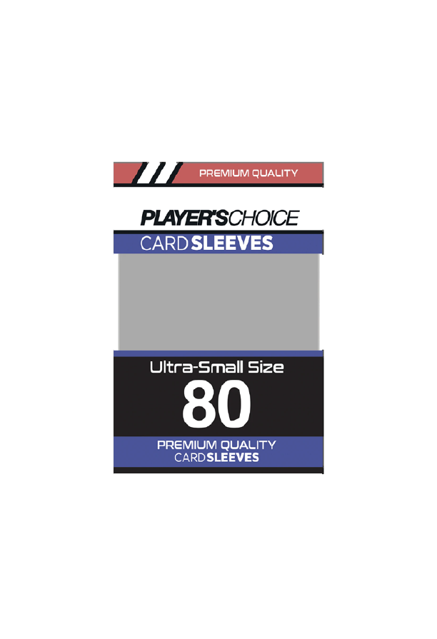 Sleeves - Player's Choice Ultra-Small Clear